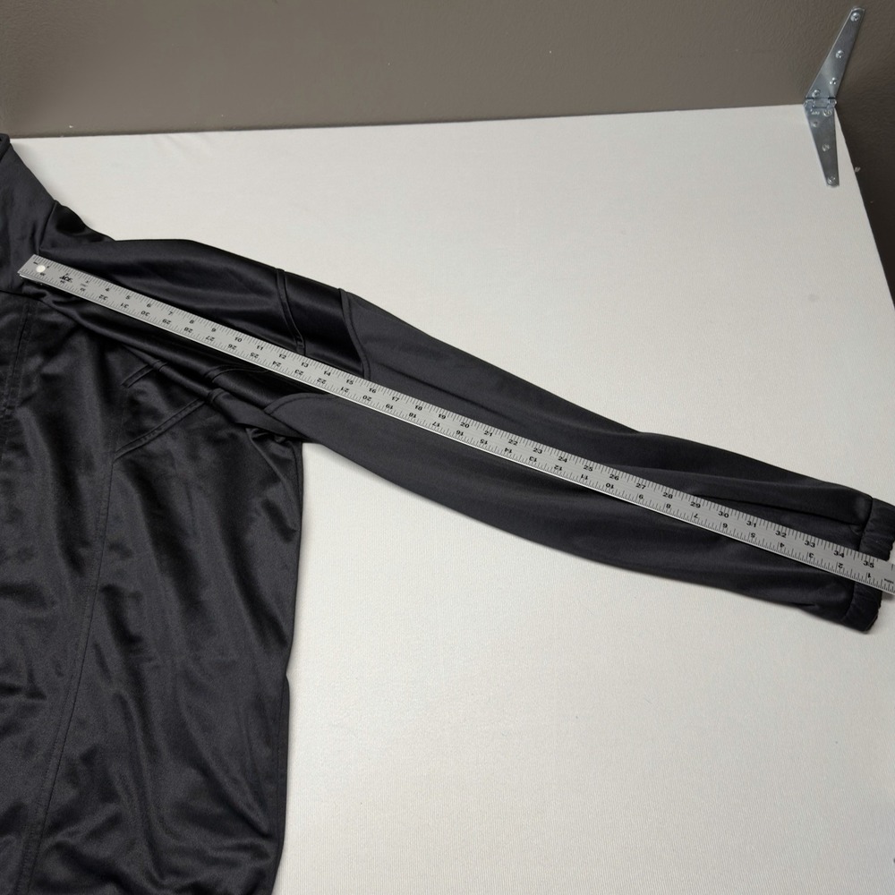 Vintage Y2K Nike Air Track Jacket Basketball Full Zip Black 2000's Men's XLT‎ - Picture 12 of 14